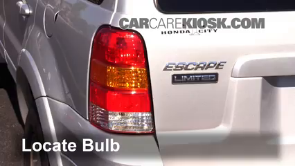 2005 Ford Escape Limited 3.0L V6 Lights Brake Light (replace bulb)